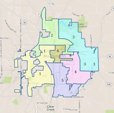 Bloomington District Map