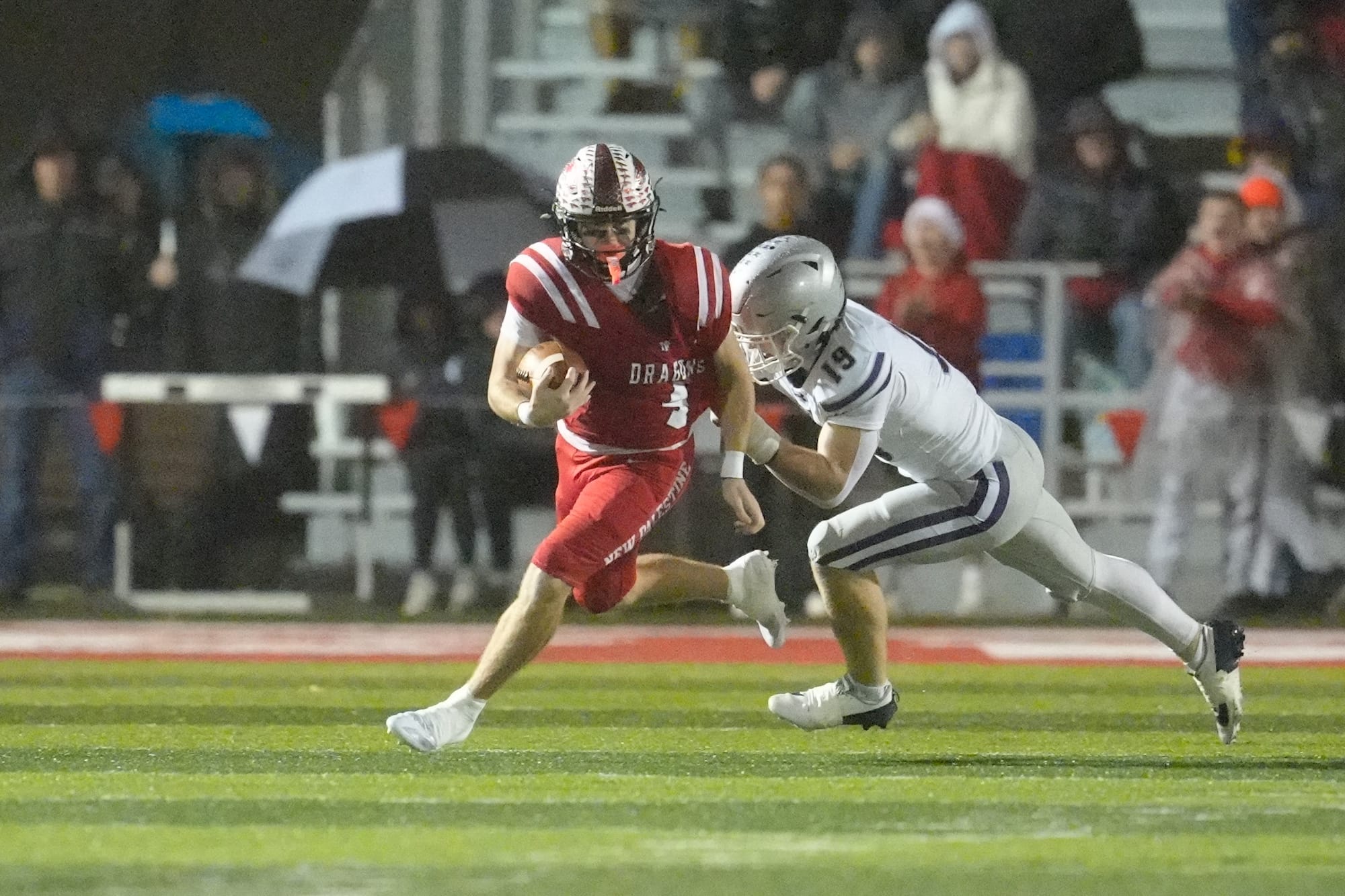 New Palestine shuts out Bloomington South, ends playoff run for Panthers
