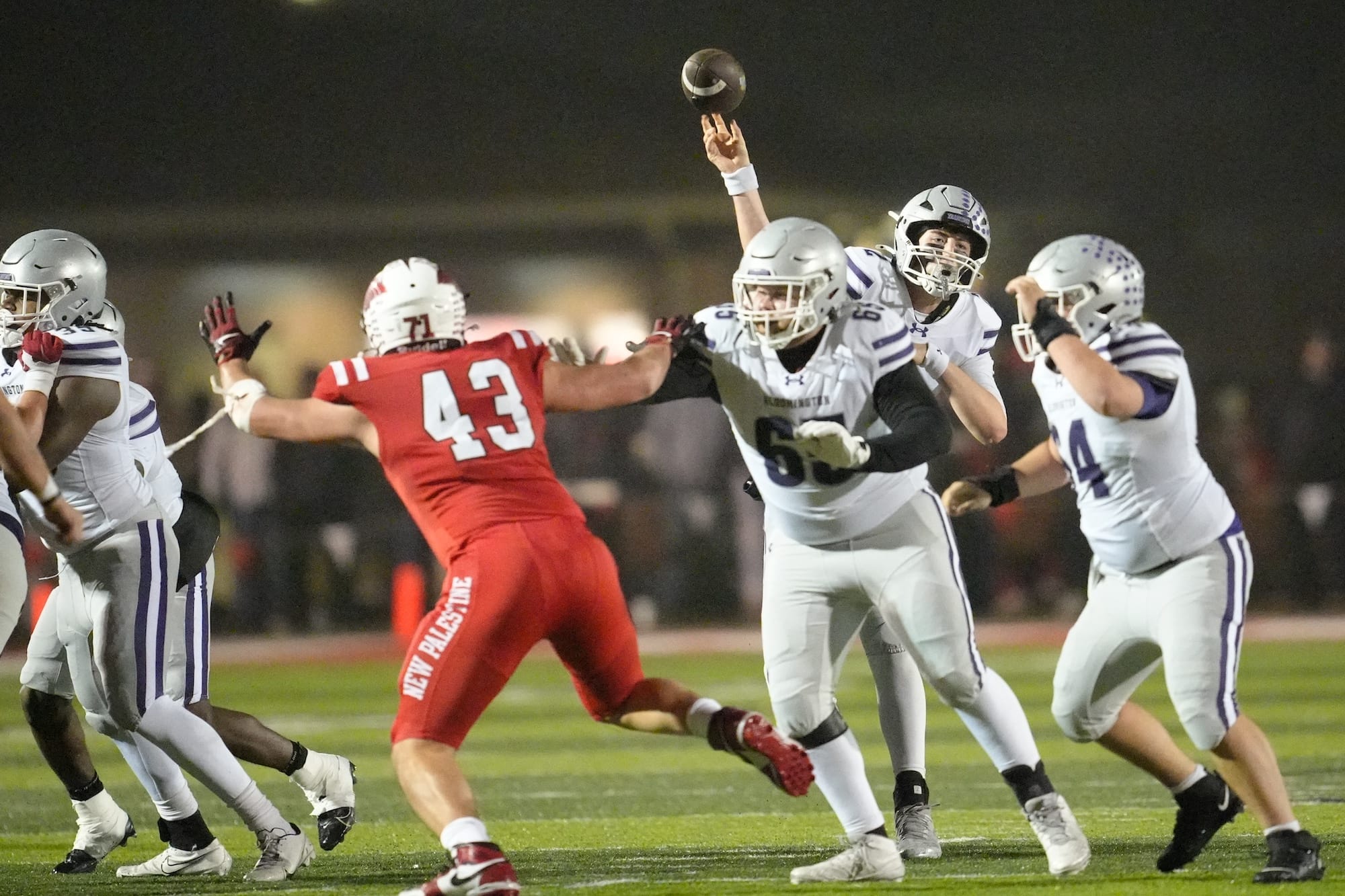 New Palestine shuts out Bloomington South, ends playoff run for Panthers