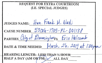 Holcomb admits allegation that he was elected governor of Indiana, and other insights from court filings in Bloomington annexation lawsuit