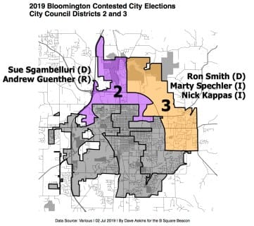 Contested Bloomington elections set for fall: None citywide, two of six council districts