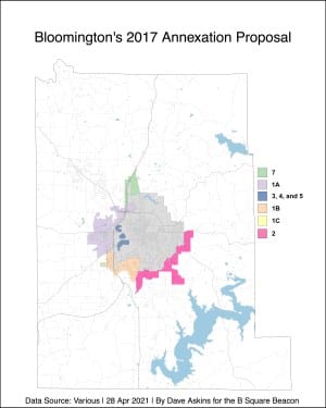 Bloomington preps for annexation restart on May 19, will assume remonstrance waivers voided by state legislature are valid