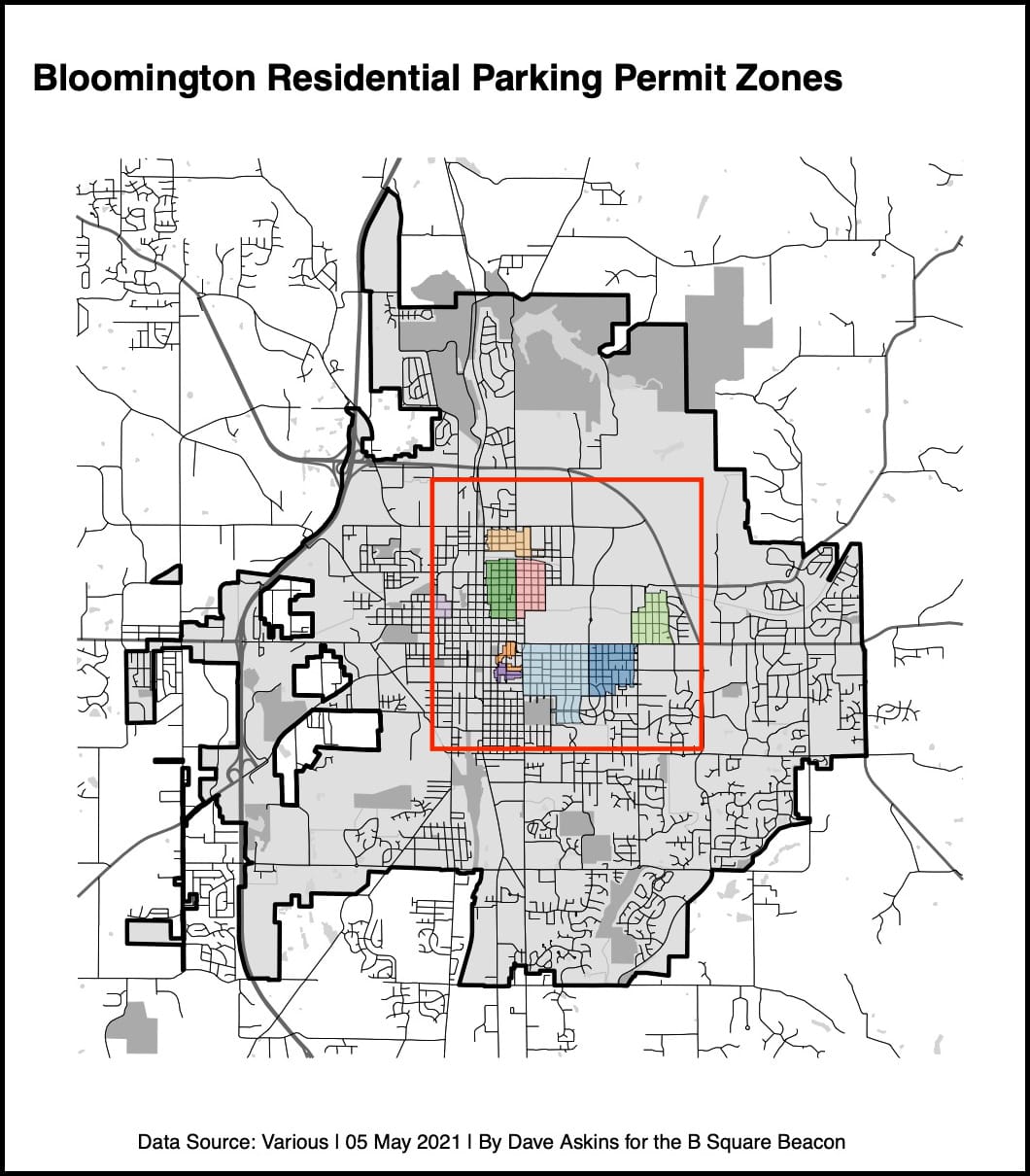Bloomington now wants parking tickets paid before towed cars get returned, residential neighborhood permit failure now subject to fine
