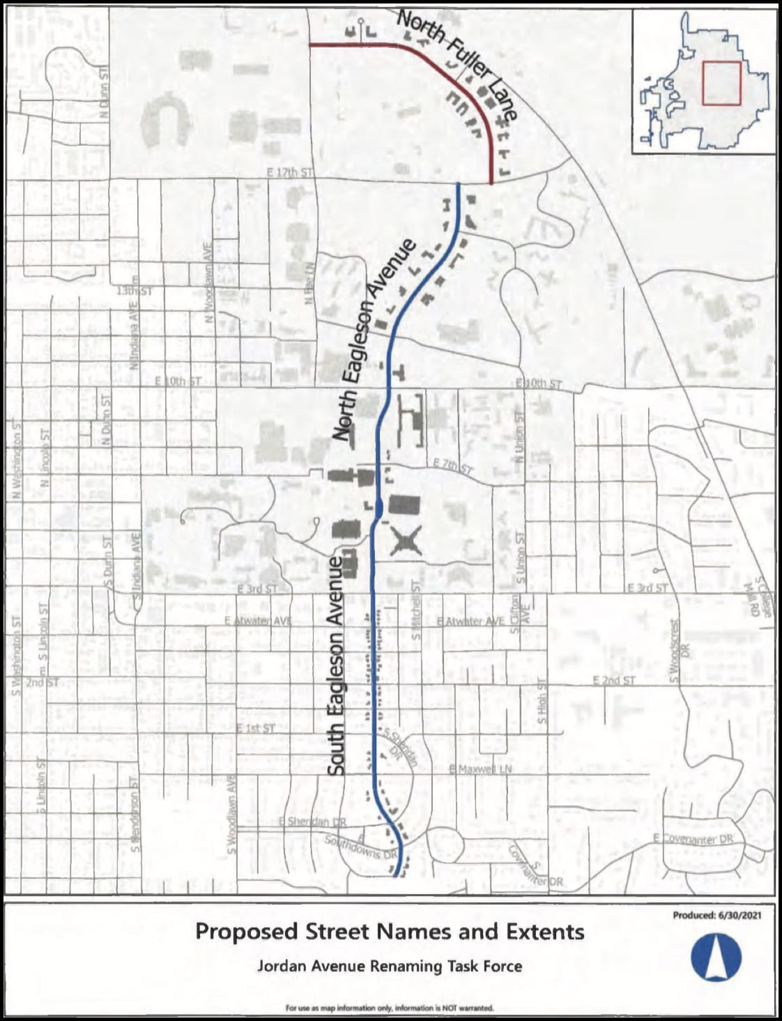 Bloomington street sheds eugenicist’s name on unanimous plan commission vote, will now be called Eagleson Avenue