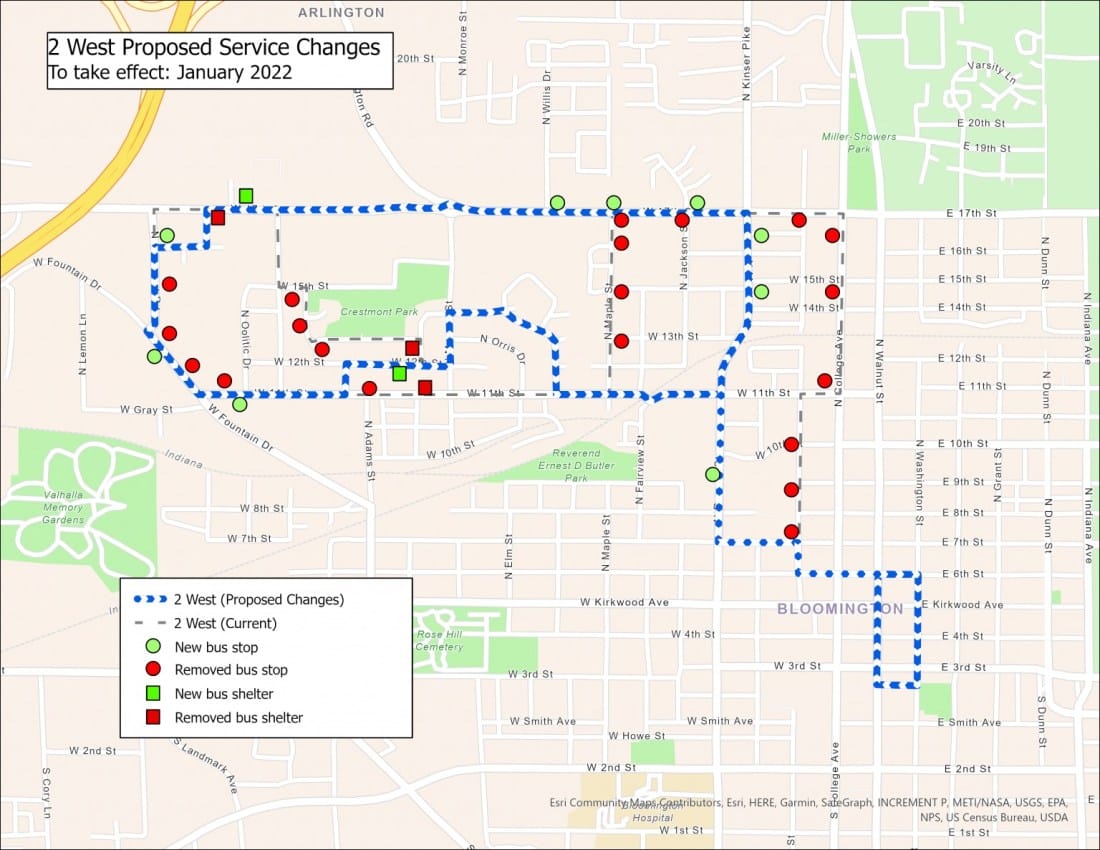 Route 2 first of new optimized public bus routes to roll out, starting 2022