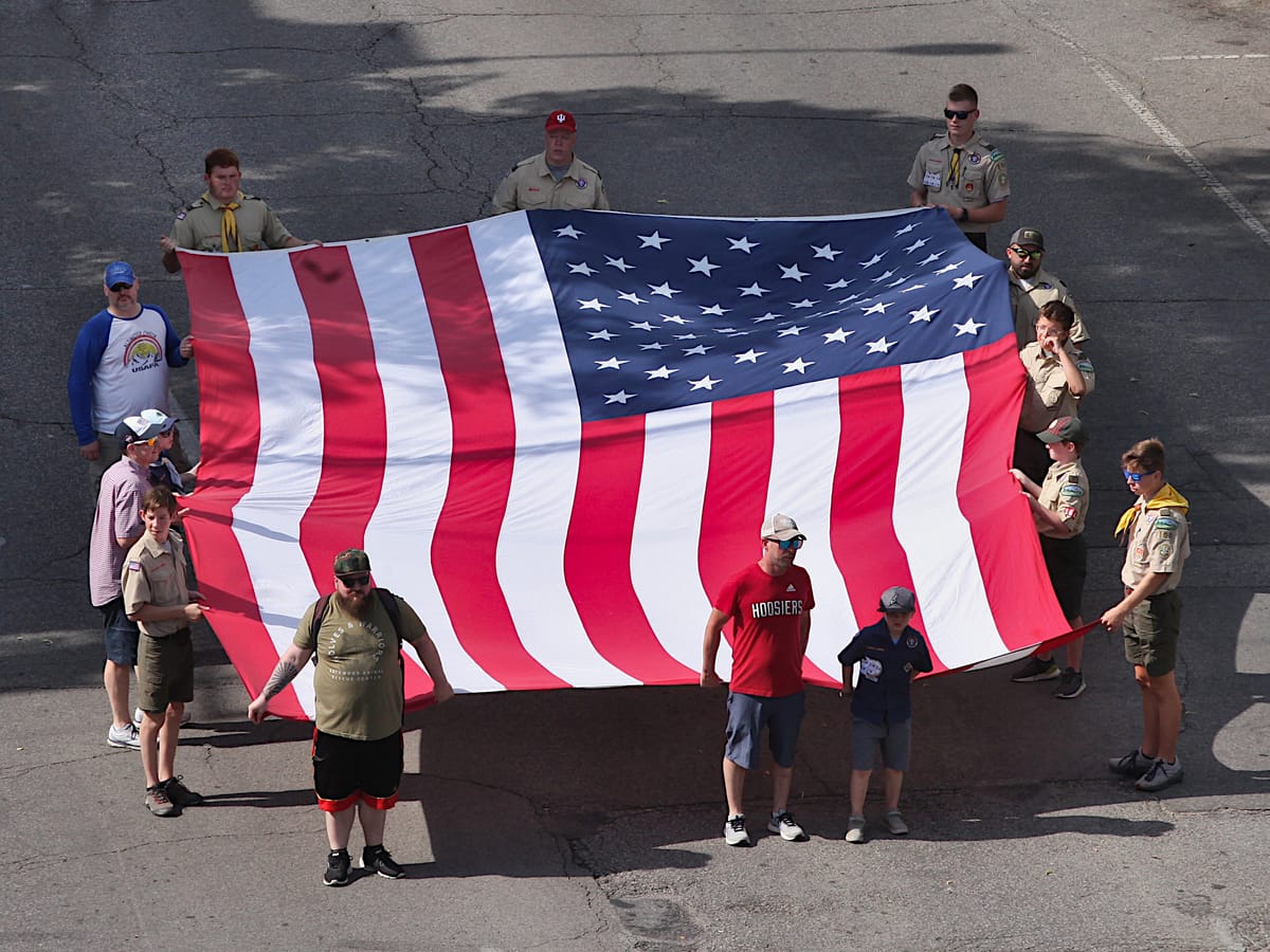 Fourth of July parade with protest in the mix “quintessentially Bloomington”