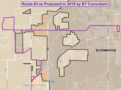 Public buses outside Bloomington: City council goes on record in support, if county govt pays extra cost