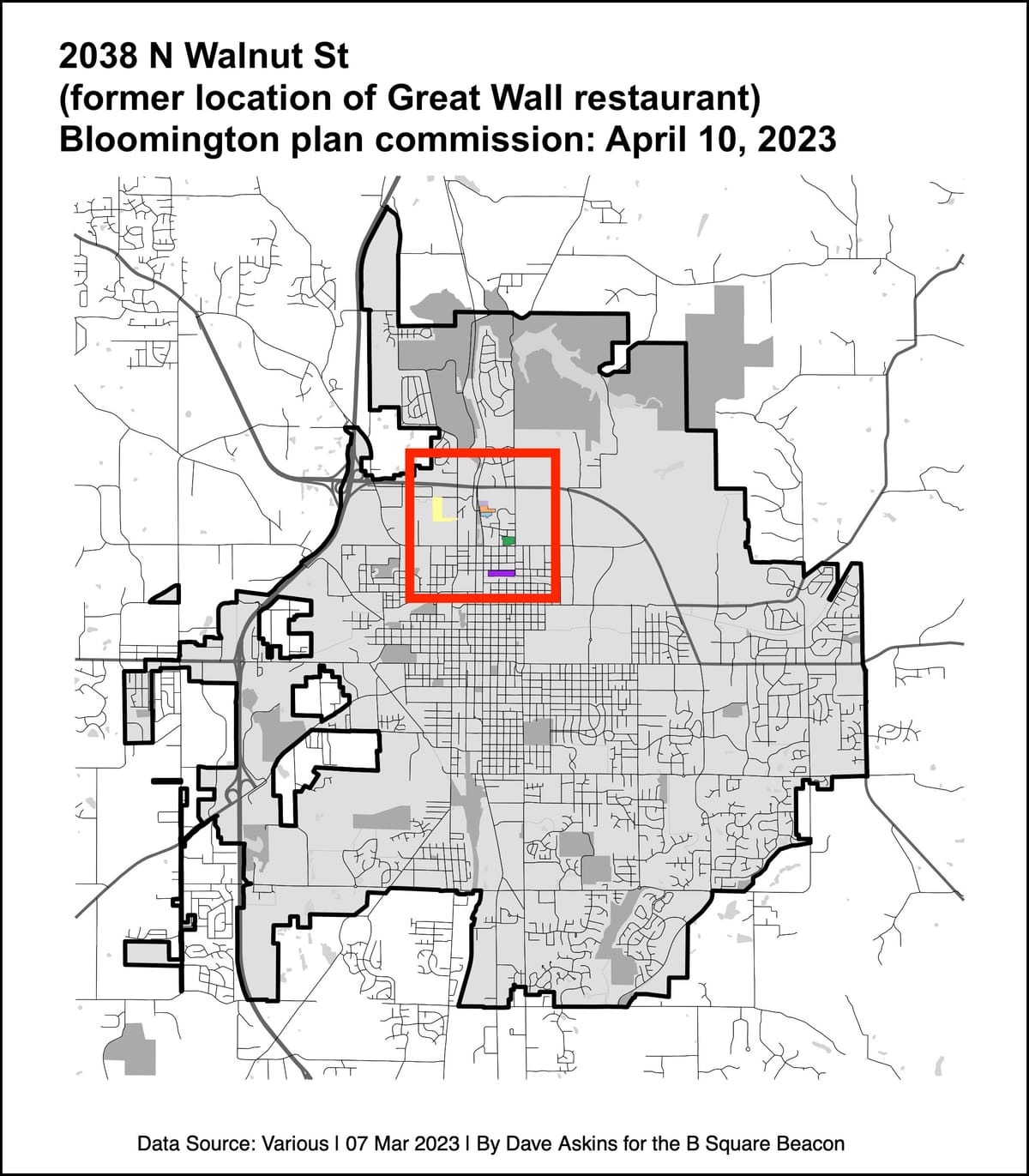 8-story student apartment building on North Walnut OK’d by Bloomington plan commission