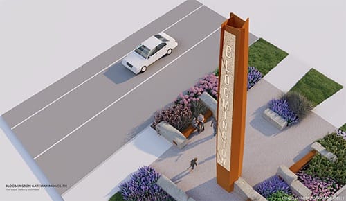 After outcry, Bloomington gateway plan paused,  now open for redesign,  sidewalk gap to be filled