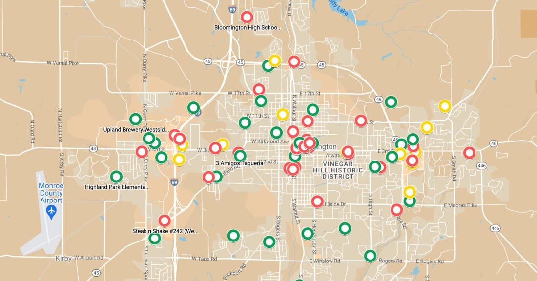 September 2023 food inspection reports for Monroe County released by health department