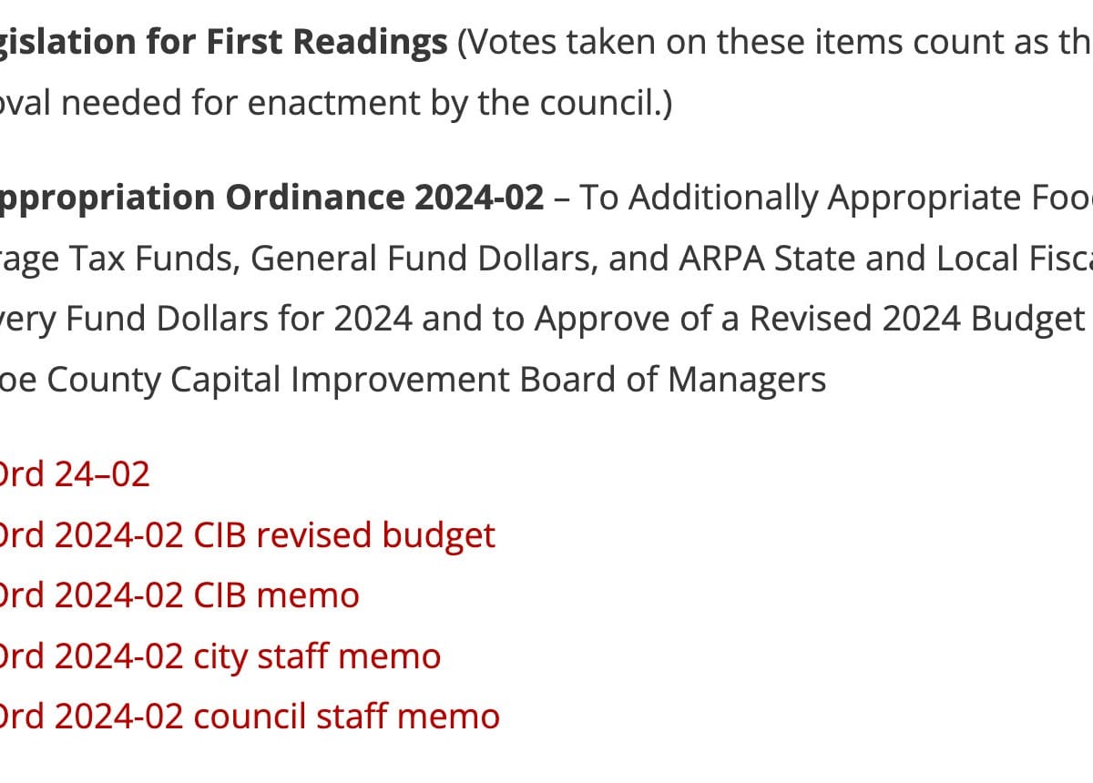 Bloomington City Council Agenda July 31, 2024