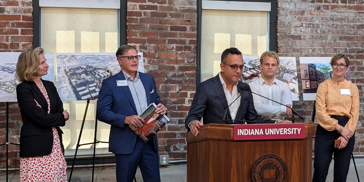 Bloomington, IU leaders celebrate $16M Lilly award to support Trades District development