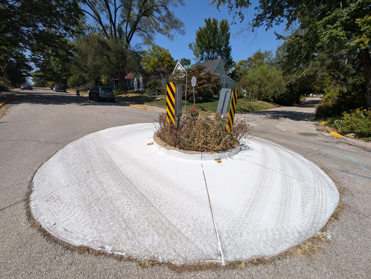 Murals to be painted on traffic calming circles west of downtown Bloomington