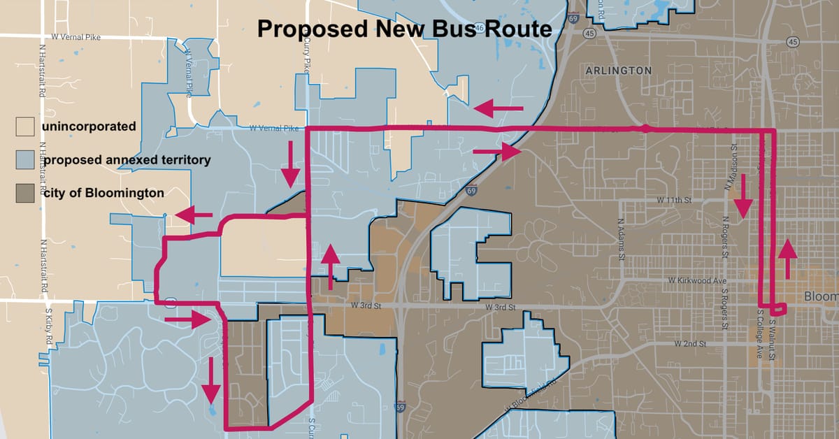 Likely to be fueled by Monroe County ARPA: New west-side Bloomington bus, ‘shadow’ rural service