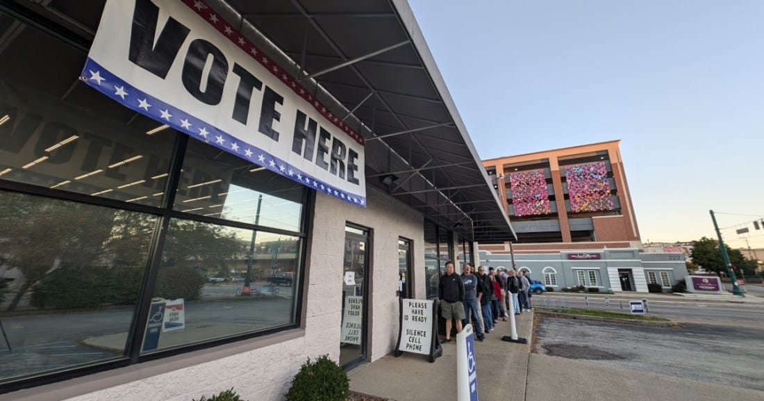 Election 2024: Early in-person voting for Monroe County gets off to legally required loud start