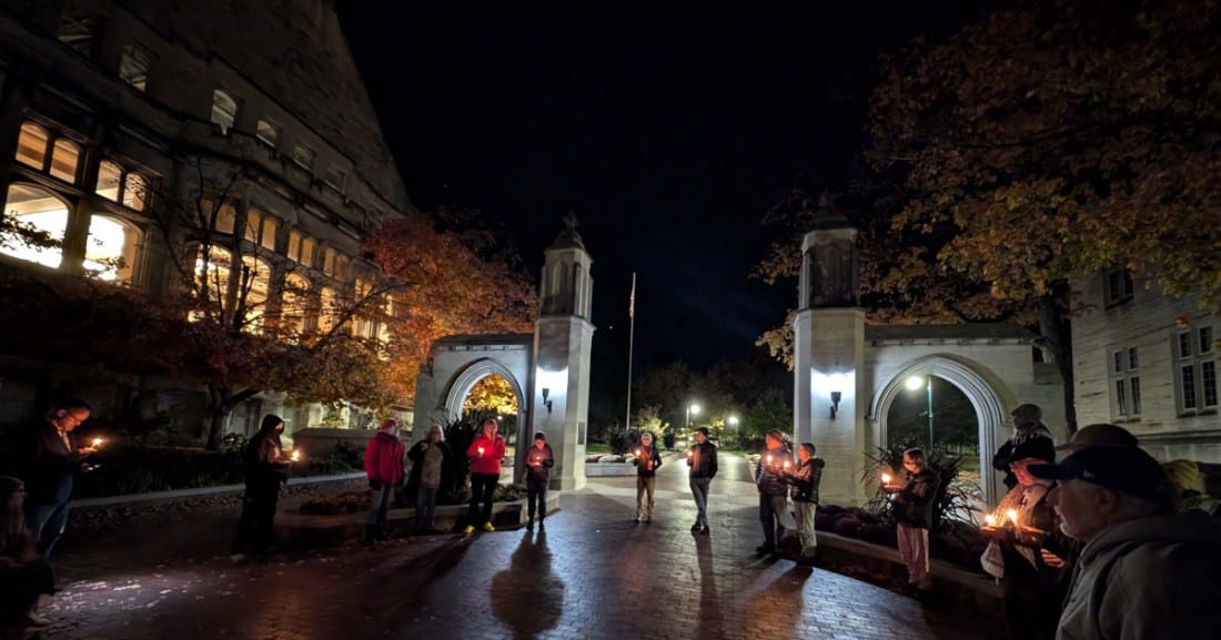 Week 10: IU free speech policy protesters cite uneven enforcement for ESPN GameDay football crowds