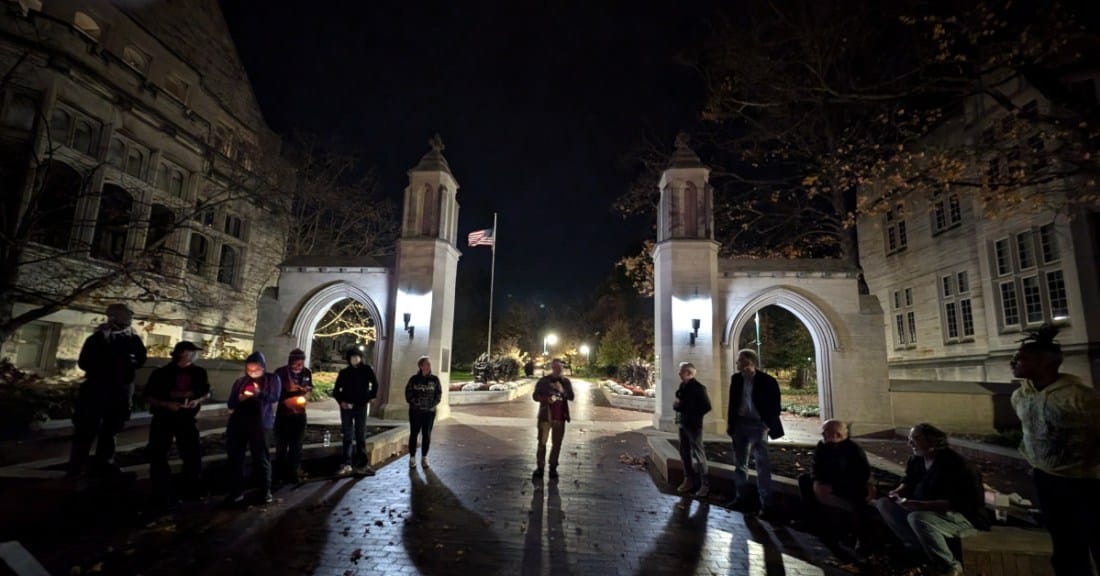 Week 11: Next-to-last protest against free speech policy on IU campus underscores pro-Gaza roots