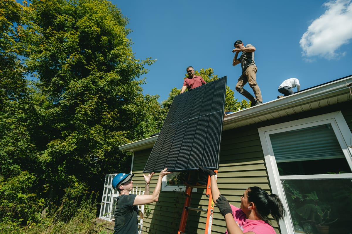 Bloomington neighborhood site of 50th Indiana Solar for All project