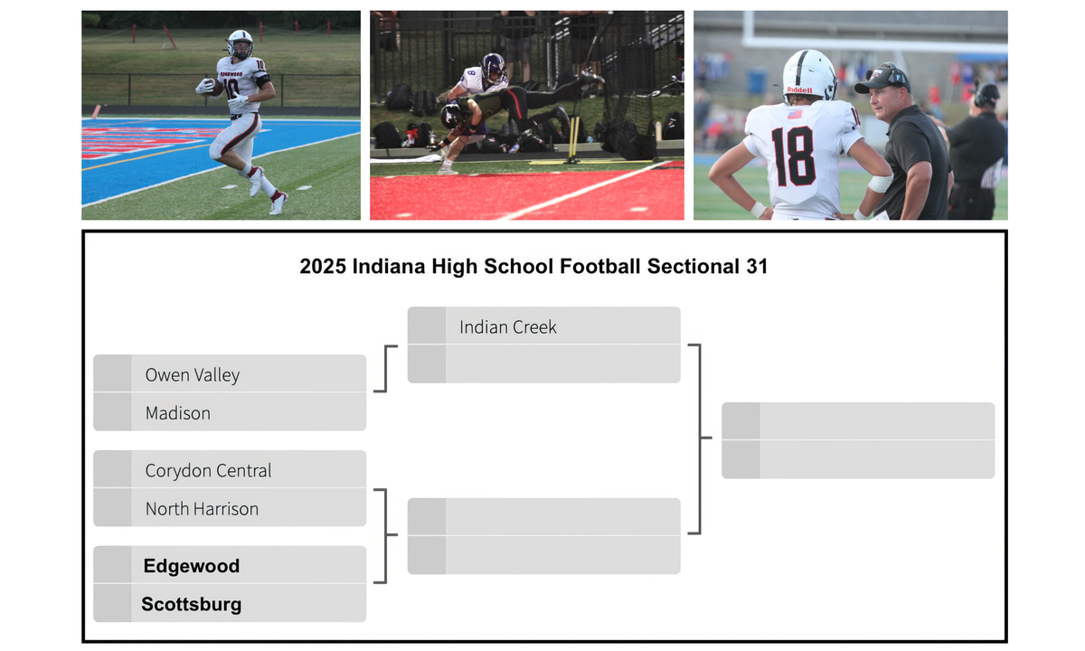 Edgewood draws tough road matchup at Scottsburg to open football sectional play