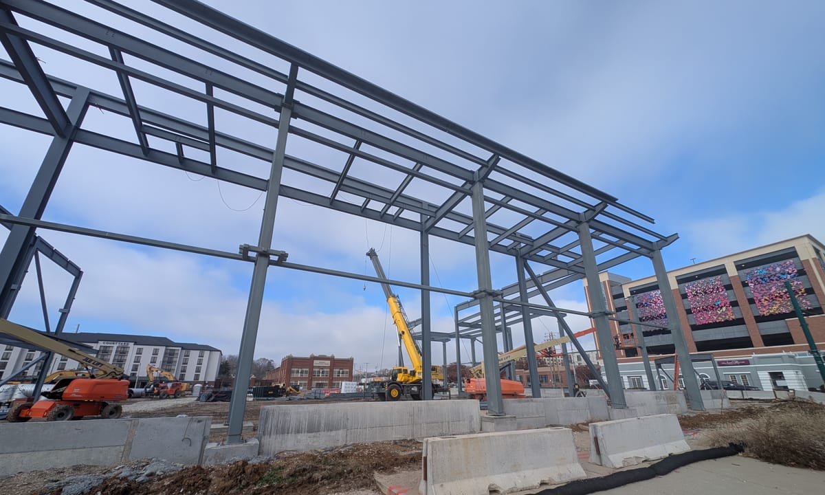 Convention center notebook: Extra costs include foundation change for sanitary sewer; art project draws 180 applications