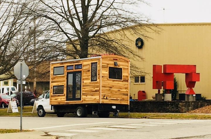 Square Spots: Tiny Mobile House