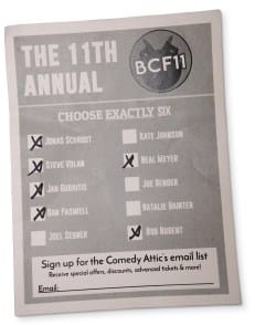 First round of primaries advances six candidates to next round of Bloomington Comedy Festival