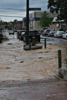Sunday night water main break could mean Monday morning motorists should steer clear of Kirkwood and Washington