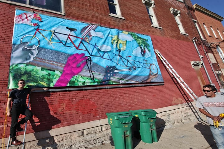 Photo: Your Art Here gets new, bicycle-themed billboard