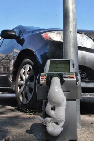 Press Release: 125 downtown parking meters vandalized, causing $5,000 worth of damage