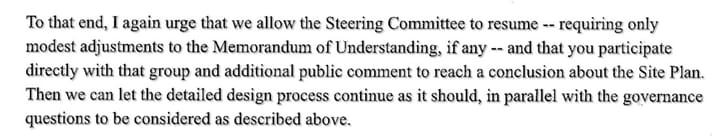 New mayoral letter sets backdrop for county council’s Tuesday briefing on governance of convention center expansion