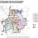 Analysis | Geographic sprinkling of councilmembers in Bloomington still uneven after election: Implications for redistricting?