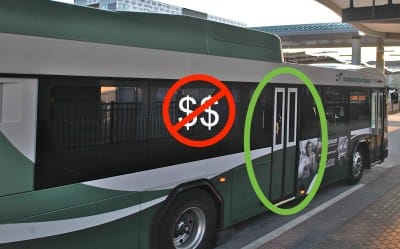 COVID-19 means fare-free Bloomington buses for now, rear-door entry preferred