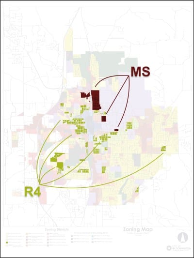 Two meetings held on remapping of Bloomington’s zoning districts, more to come