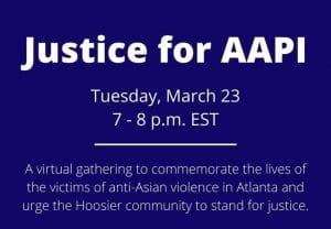 Local vigil demands justice for Asian Americans and Pacific Islanders: “Say her Asian name.”