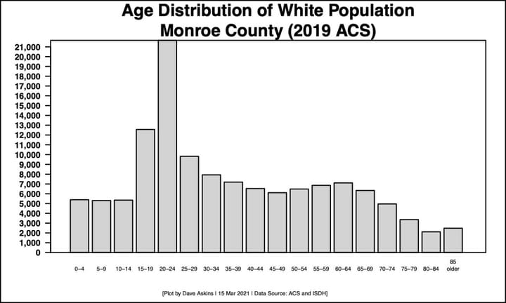 Racial, ethnic differences in Monroe County COVID-19 vaccination rates smaller when age considered