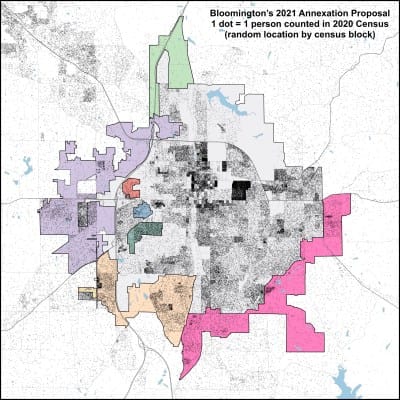 Column: Connecting some annexation dots with Bloomington’s 2020 Census data