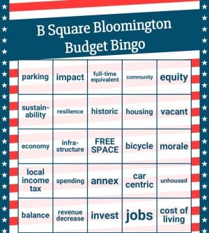 Column | Bingo: If you want help listening to every last word during Bloomington’s 2022 budget hearings