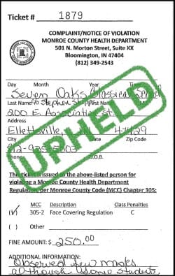 Appeal denied: Mask violation citation of Seven Oaks Classical School upheld by county commissioners, fine waived