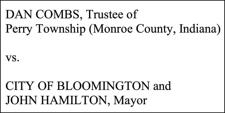 Township trustee sues city of Bloomington over records requests about displacement of homeless encampments