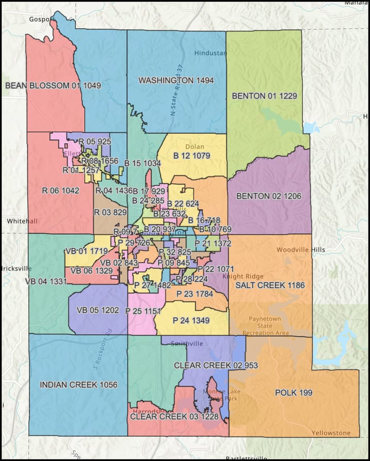 Advisory committee dives into precinct boundary work for Monroe County