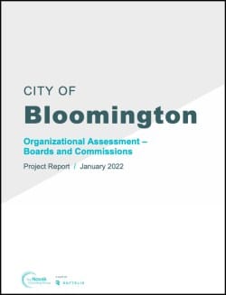 Consultant on Bloomington boards, commissions: Uniform process, mergers recommended