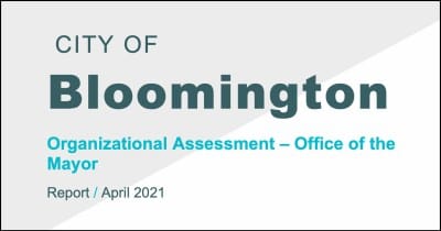 Consultant: Bloomington mayor’s office should add top-level position, give better briefings to city council