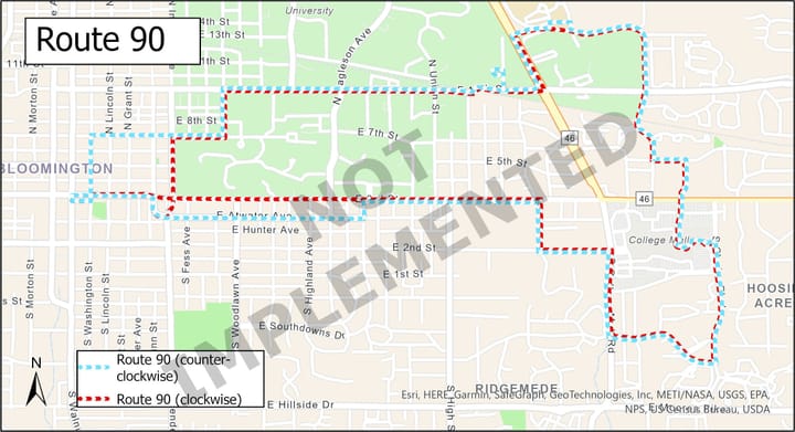 June 27 start for Uber/Lyft in place of Bloomington bus night runs, Aug. 15 start for new fixed routes