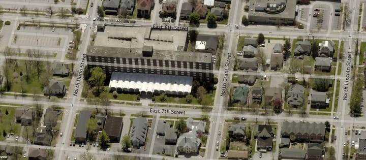 IU Poplars:  Bloomington board closes streets so public stands clear when walls come crumblin’ down