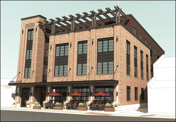 Village Deli gets OK from Bloomington: 4-stack residential, pancakes still on ground floor