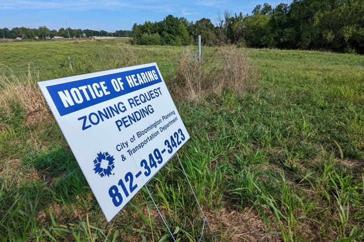 Delayed: Bloomington plan commission hearing on rezone for possible future site of Monroe County jail