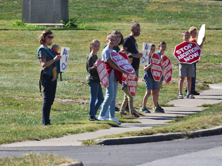 Bloomington’s annual Life Chain demonstration precedes city budget decisions