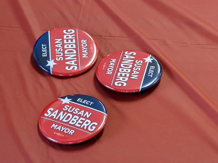 Sandberg sets tone for 2023 mayoral campaign with kickoff: “We should restore before we do more.”