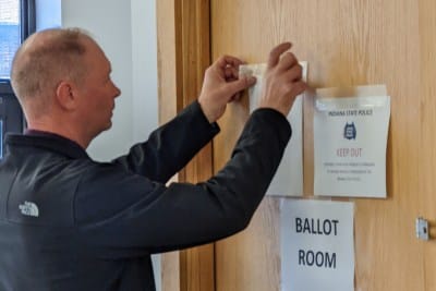 Standard procedure: Ballots impounded by Indiana State Police for House District 62 recount