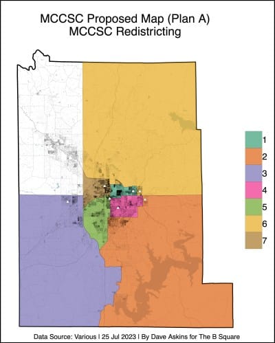 Huge population variance leads MCCSC to mull proposal for new board seat district map